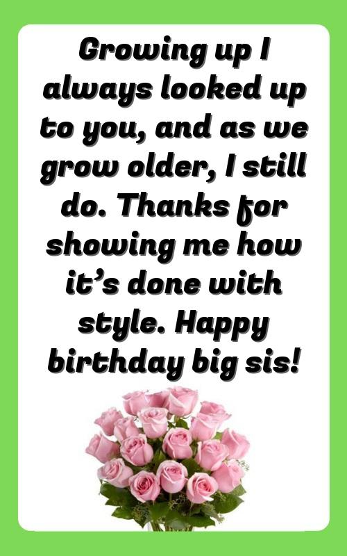 birthday cake quotes for sister